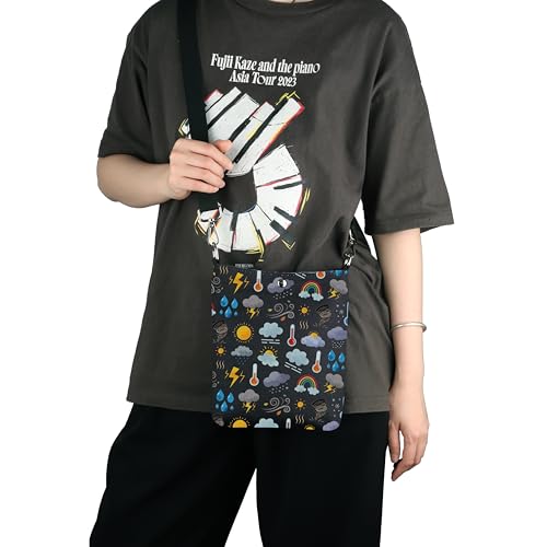 G2TUP Future Meteorologist Gift Weather Crossbody Bag Weather Forecaster Travel Bag Meteorology Graduation Gift4