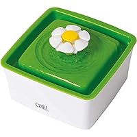 Catit 43735W Mini Water Fountain, White/Green