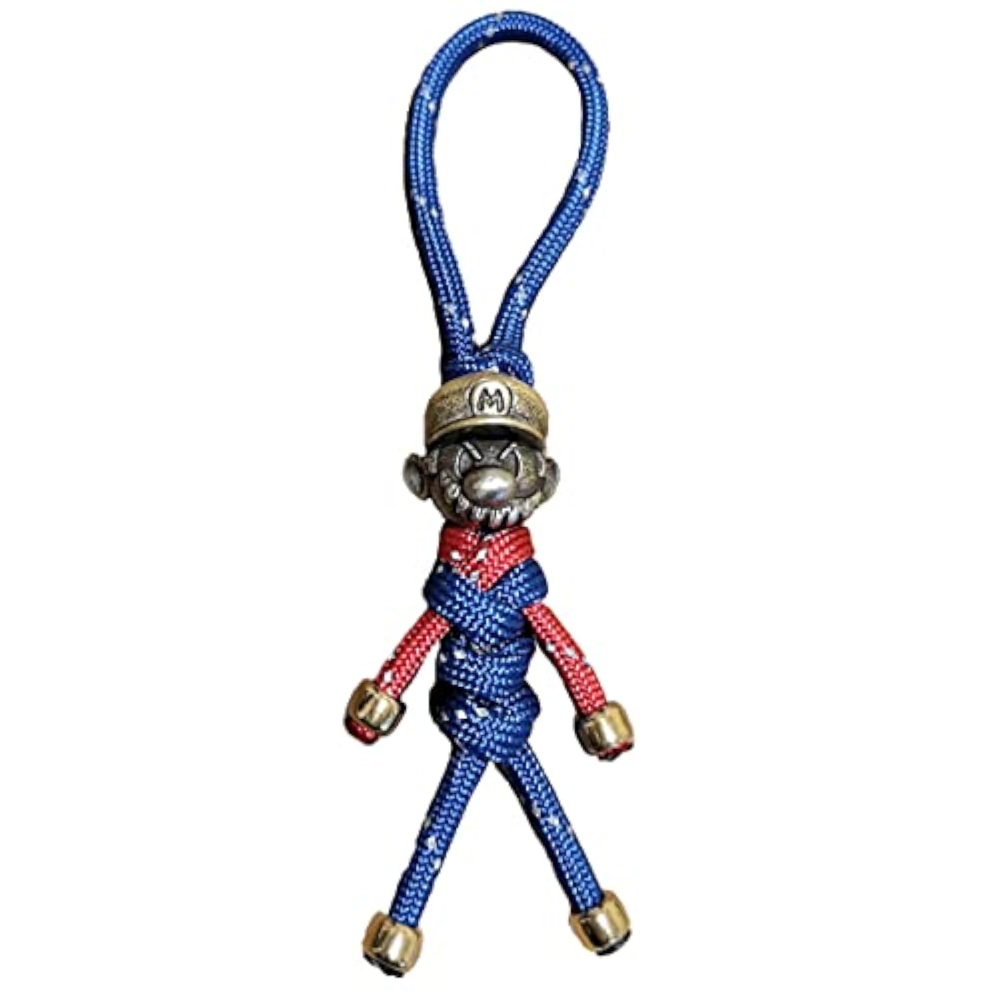 Paracord Beads Handcrafted Super Mario Charms for Crafts