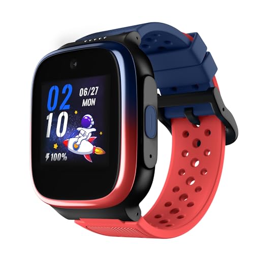Image of Noise Explorer Kids Smart Watch with GPS Tracking, 2-Way Video & Voice Calling, Safe Zone Alert, School Mode, SOS, Habit Formation, App for Parents (Captain Duo), Multicolor