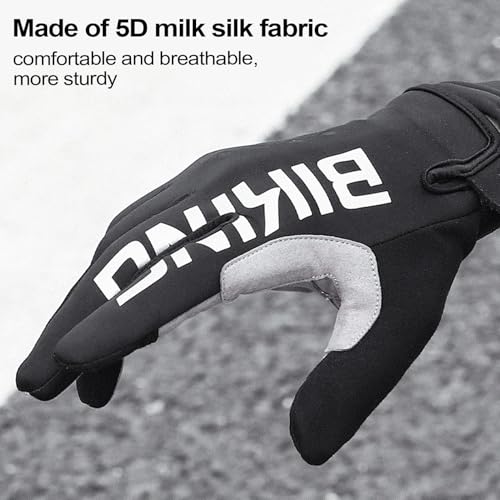 Gants de cyclisme pour temps froid réfléchissants et tactiles - 2