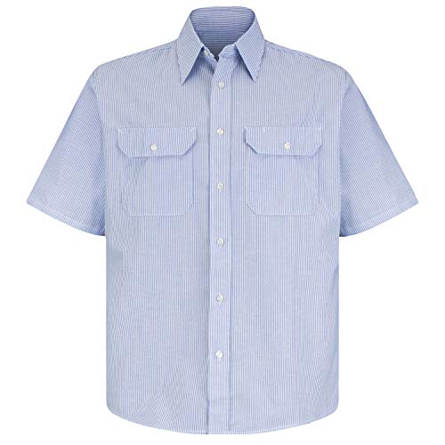 Red Kap Men's Tall Size Short Sleeve Deluxe Uniform Shirt