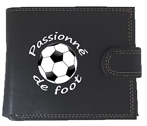 Syl'la Foot - Marroquinería para hombre, color negro, Cartera pequeña con solapa, 0 Cover