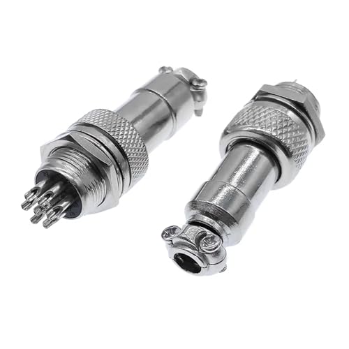 Connecteur circulaire GX12 4 broches mâle femelle pour panneau électrique
