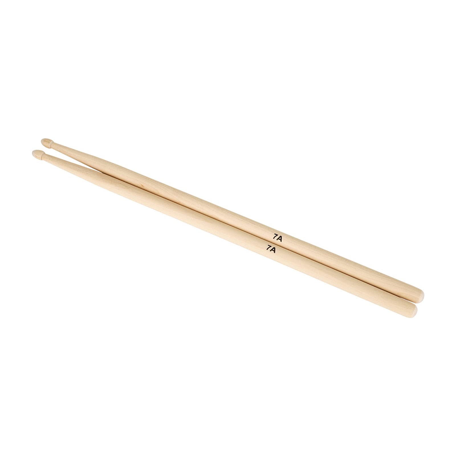 Classic-7A Drumsticks Ahorn Drumsticks, Holz Drumsticks Set, gleichbleibendes Gewicht und Tonhöhe, 12 Paar ovales Top Set mit Tasche