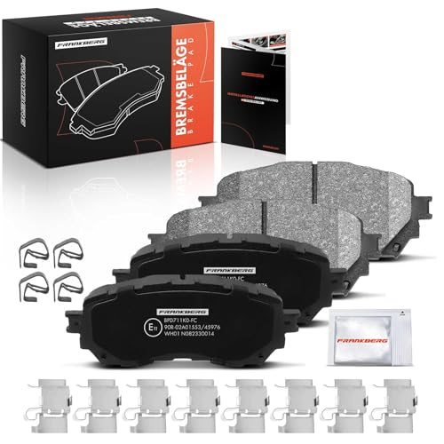 Frankberg Brake Pad Set incl. 4x Pads Front Compatible with 6 Estate GJ GL 6 Saloon GJ GL Replace# GHY93328ZB,GHY93328ZC