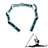 Dehnungsband, Hochelastischer Fitness Stretchband mit 9 Schleifen, Waschbarer Yogaband Gymnastikband, Dehnungsband Stretchband Fitness für Pilates Gymnastik Effektives Dehnung