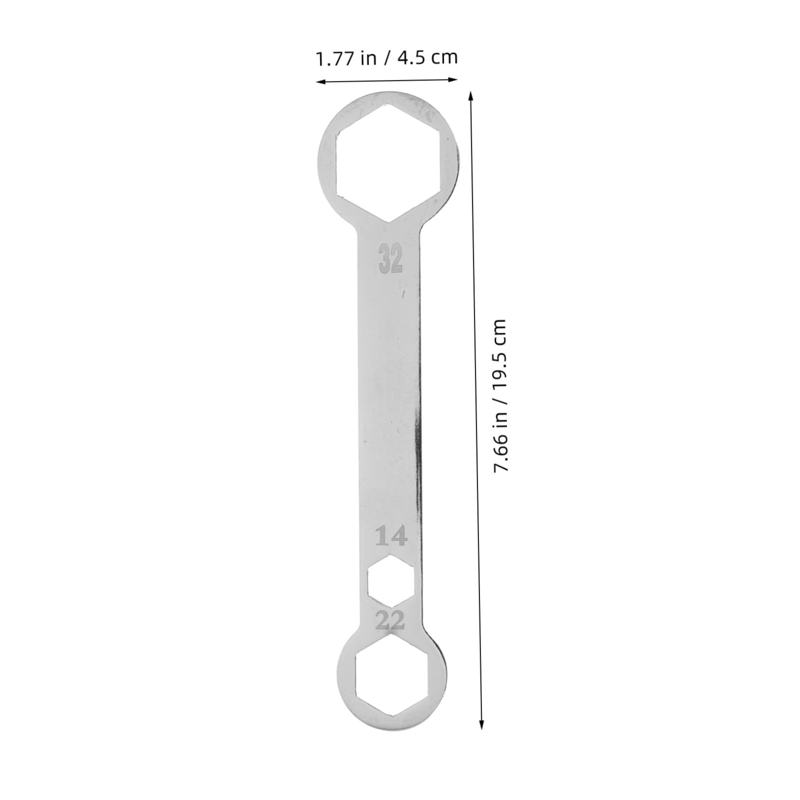 VINTORKY Adjustable Motorcycle Axle Wrench 32mm/22mm/14mm Bike Wrench Tool Motorcycle Replacement Accessory