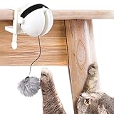 ZAGARO An der Tür aufhängbares Katzenspielzeug,Katzentürspielzeug - Batteriebetriebenes...