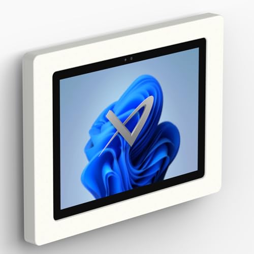 Image of VIDAMOUNT White Enclosure and Fixed VESA Slim Wall Mount [Bundle] compatible with Microsoft Surface Pro 8 / Pro X