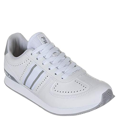 Tênis Fila F-Retro Sport 2.0 SL, Feminino, Branco/Prata, 37