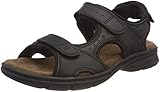 Machte in Spanien Panama Jack Herren Salton Basics Peeptoe Sandalen, Schwarz (Negro C2), 45 EU