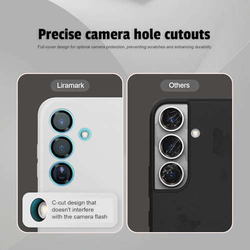 Image of LIRAMARK Liquid Silicone Soft Back Cover Case for Samsung Galaxy S25 5G (White)