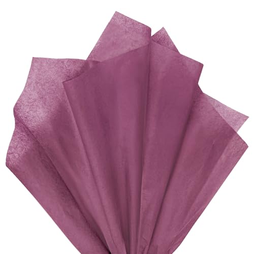 Image of 120 Sheets 20 inchX14 inch Burgundy Tissue Paper for Gift Bags Wrapping, Art Tissue Paper Bulk for Holiday Birthday Party Crafts Decoration (Burgundy)