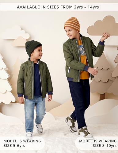 Image of Amazon Brand - Symbol Boy's 100% Polyester Regular Jacket