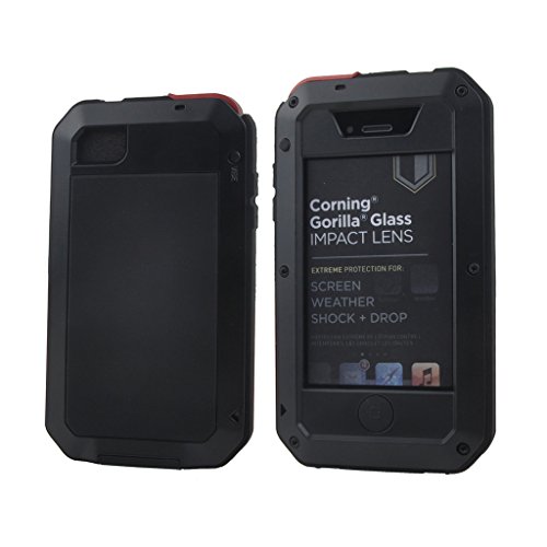 iPhone 4S Aluminum Case, COMC HOT Aluminum Metal Extreme Shockproof Dust/Dirt Military Heavy Duty Cover Case Skin for Apple iPhone 4 4S (Black) iPhone 4S Aluminum Case, COMC HOT Aluminum Metal Extreme Shockproof Dust/Dirt Military Heavy Duty Cover Case Skin for Apple iPhone 4 4S (Black)
