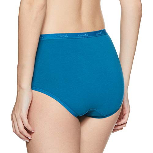 Image of Amante Solid Cotton Full Brief Panty Pack(Pack of 3)