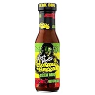 Tangy jerk BBQ marinade and sauce with scotch bonnet chillies, allspice and herbs blend No artificial colours, flavourings and preservatives Suitable for vegetarians and vegans May contain nuts May contain peanuts