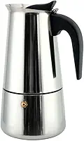 Cafeteira Italiana em Aço Inox, 6 Xícaras