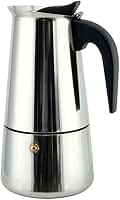 Cafeteira Italiana em Aço Inox, 6 Xícaras