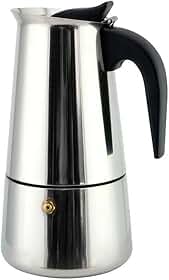 Cafeteira Italiana em Aço Inox, 6 Xícaras