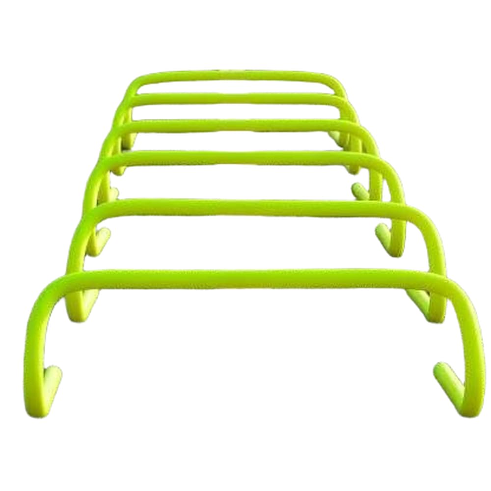 HACKERX 6inch Speed Hurdle Agility Training Hurdles for Speed Training Set of 6 Durable PVC Speed Hurdles (for Adults, Children Pack of 6)-image-49