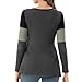 Bearsland Women’s Nursing Top Long Sleeve Scoop Neck Nursing Shirt Breastfeeding Shirt Pregnancy Clothes, Laurel Green, M