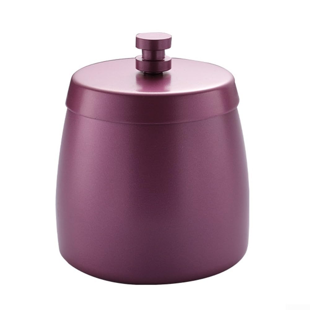 Collecteur de suie en acier inoxydable avec couvercle pour une utilisation en intérieur/extérieur, contrôle des cendres coupe-vent pour conditions de vent, facile à entretenir (violet)