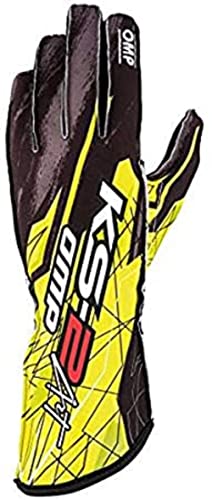 Omp Gants KS-2 Art Noir/Jaune Taille M