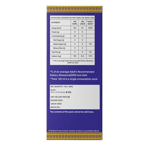 Image of VS Mani & Co Filter Coffee Decoction - Arabica Dark Roast, Strong and Aromatic Instant Filter Coffee Liquid | Authentic South Indian Flavour | Pack of 8 x 100ml | 400 ml