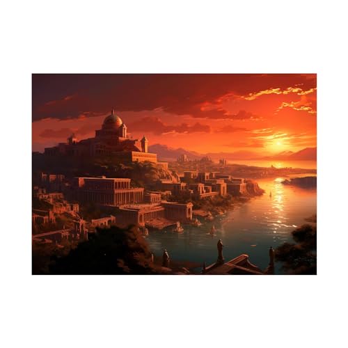 Impression sur toile paysage coucher du soleil deco murale