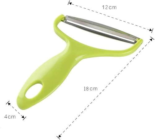 JQS Cooking Tools Wide Mouth Peeler Vegetables Fruit Stainless Steel Knife Cabbage Graters Salad Potato Slicer Kitchen Accessories