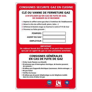 Panneau De Signalétique Numéros D'urgence LIFEBOX Pvc