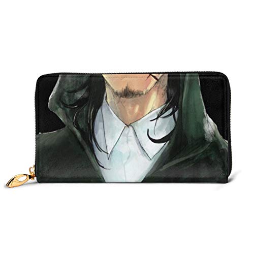 Preisvergleich Produktbild Einteilige Leder-Geldbörse mit echtem Reißverschluss, stilvoll, nützlich, tragbar, leicht