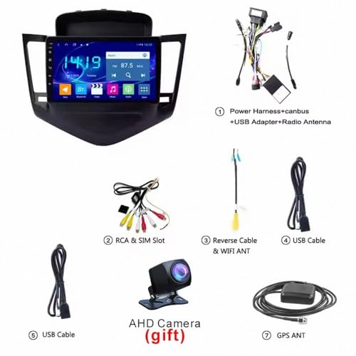 Pantalla Táctil 4 Nuclear 1G 32G con Android Auto para BYD F3 7