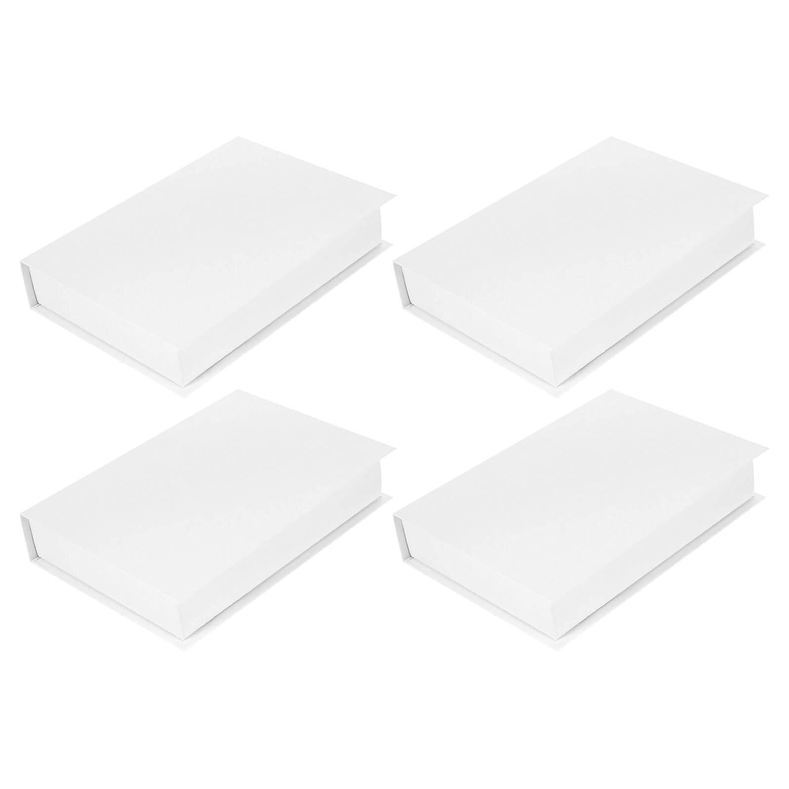 Mesas y estanterías blancas PRETYZOOM de estilo moderno minimalista de 4 piezas