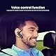 ASHATA Single Ear Bone Conduction Headset Bluetooth 5.2, Open Ear Wireless Earphones Wasserdicht mit LED Power Display Mikrofon, Typ C Aufladung, Zum Fahren von Business Sport