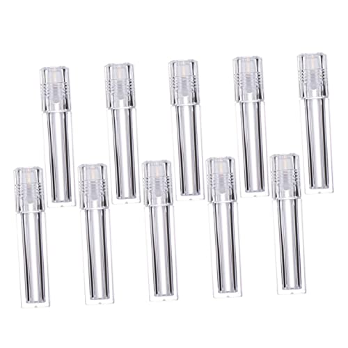 Healeved 2 Sets 10Pcs Roller Lip Oil Bottle Makeup Containers Purple Lip Gloss Clear Plastic Containers Empty Lip Gloss Tubes Lip Gloss Rolling Tubes Lipgloss Tubes Bulk Travel Ball Luster #TOP7