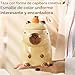 Imagen de Capibara Regalos Mujer Lindas tazas de café de cerámica de Capybara tazas de té kawaii con tapa taza divertida regalo único de cumpleaños Navidad para mujeres hija amigos regalos de San Valentín