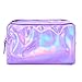 Produktbild Hukz Federmäppchen Bleistift Beutel, Laser-PU Studenten Mäppchen Pencil Case für Mädchen Jungen, Schulmäppchen Stiftemappe Stiftemäppchen Stifthalter Federtasche Münzen Beutel Kosmetiktasche