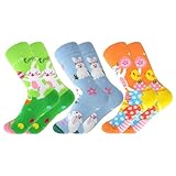 Cadeaux de Pâques pour adultes, 3 paires de chaussettes de Pâques (coton,...