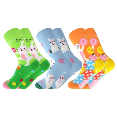 Regali di Pasqua per adulti, donne e uomini, 3 paia