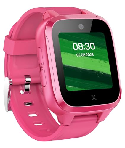 XPLORA Kidzi - Watch Phone for Children (4G) - Calls, Messages, Kids School Mode, SOS Function, GPS Location, Camera and Pedometer – (Subscription Required) (Kidzi on AT&T's Network, Pink)3