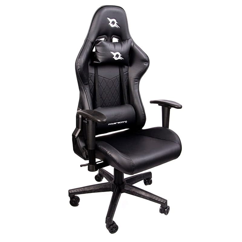 Sillas marca Powergaming modelo Silla PowerGaming Negra V2