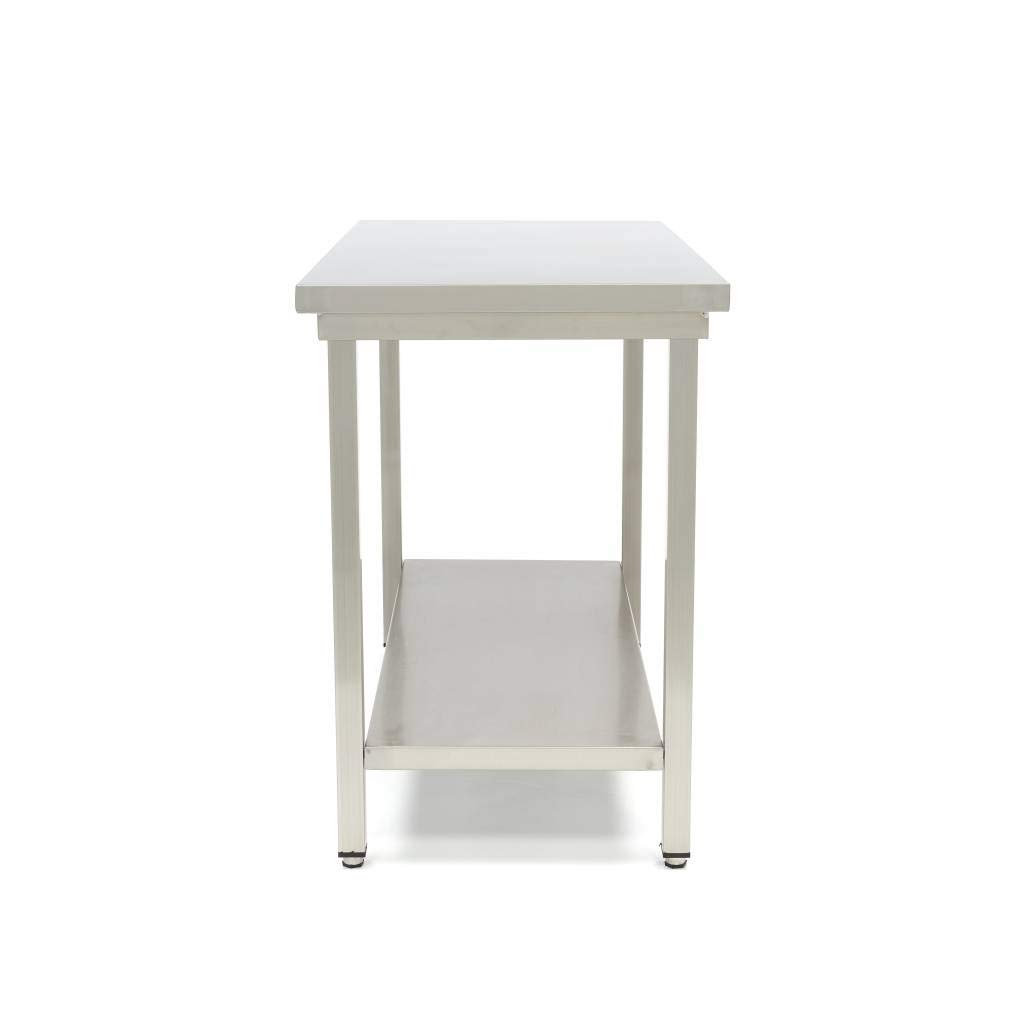 Table de travail restauration inox 60 x 70 cm hauteur réglable - table de travail professionnelle - ergonomique responsable