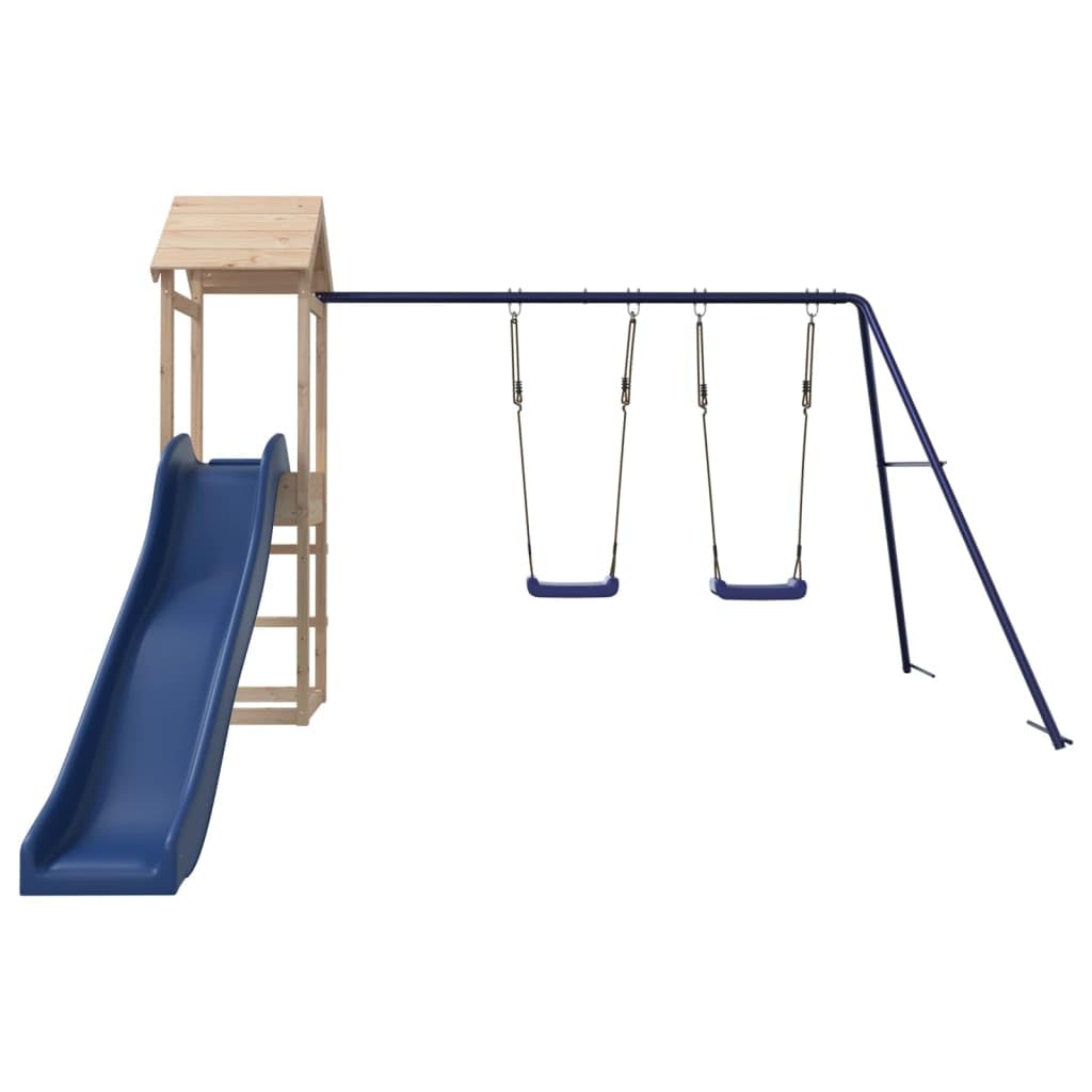 Parco giochi all'aperto 308 x 315 x 194 cm Legno di pino massiccio 02_0004630