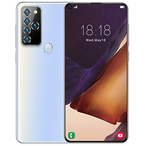 CYJ 4G Smartphone, 7.2 Zoll HD+ Mobiltelefon Wassertropfensieb Display, Android 10, 24MP+48MP Kamera, 8GB RAM+128GB ROM Erweiterbar, Dual SIM Handy, 5800mAh Batterie Cover