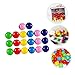 VICASKY 60pcs Colorful Raffle Game Pong for Party Activities Drawings and Events Smooth for Easy Handling and Lightweight Design
