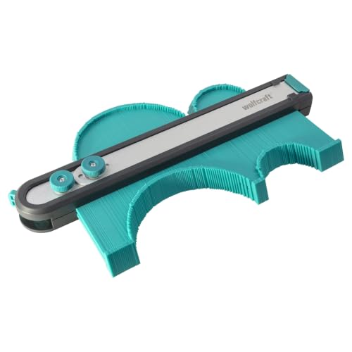 wolfcraft Calibre para contornos PRO - 6980000 - Para copiar, transferir y posicionar trazados de corte sin necesidad de medir