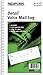Rediform Detail Wirebound Voice Mail Log Book, One-Part (No Copies), 5 x 1.63, 6 Forms/Sheet, 600 Forms Total